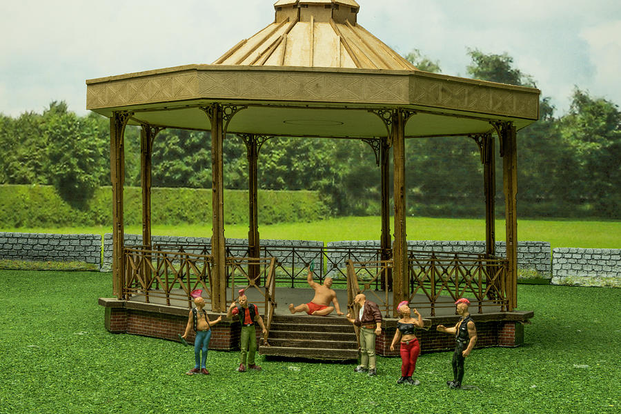 Fantasy Photograph - Bandstand Boozers by Steve Purnell