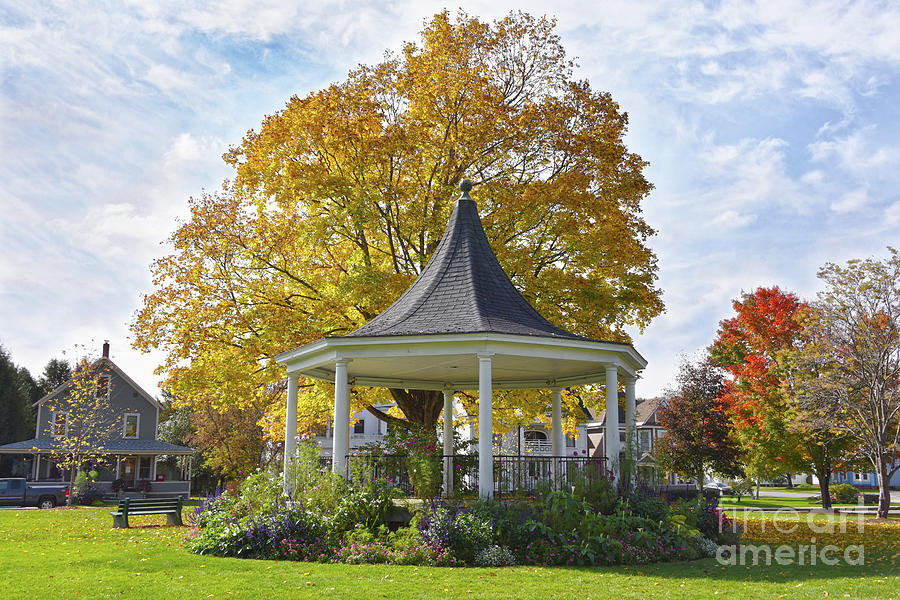 Bandstand in Lyndonville, Vermont Photograph by Catherine Sherman ...