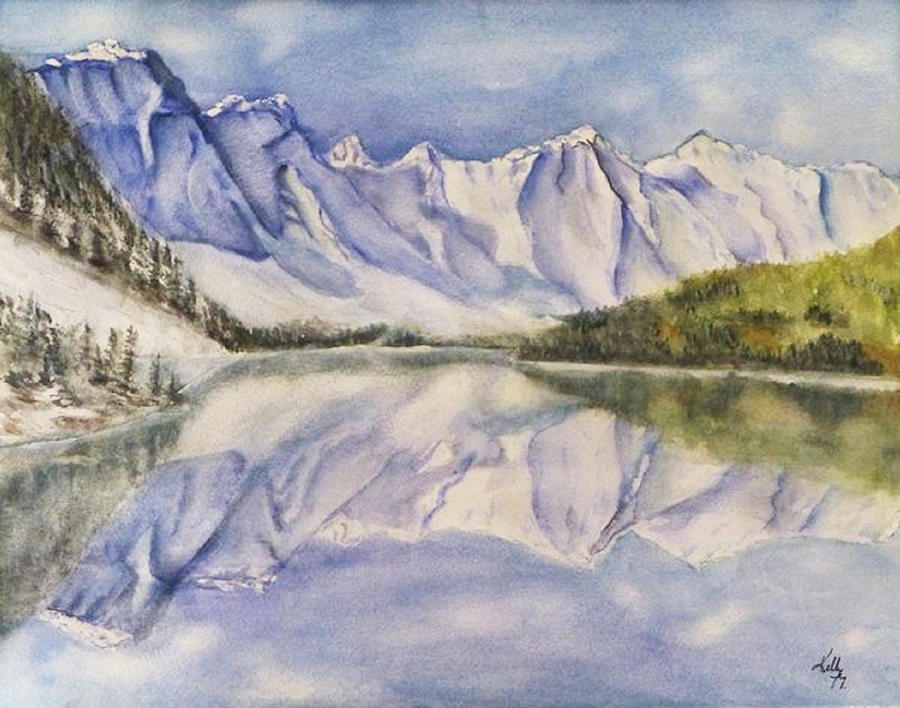 Banff   Painting by Kelly Mills