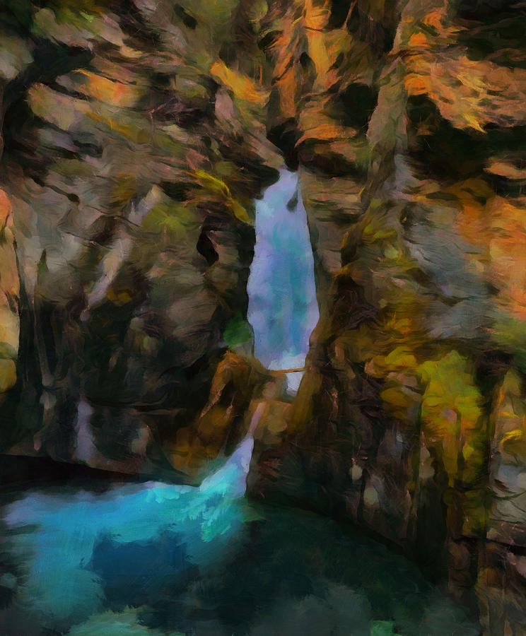 Banff National Park Waterfall by Dan Sproul Banff National Park Waterfall by Dan Sproul