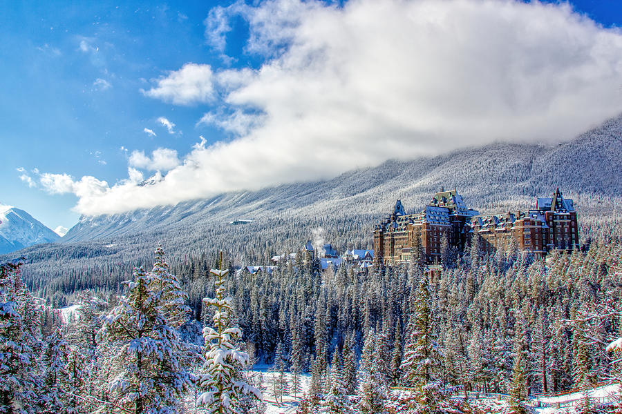 Banff Springs Hotel Photograph By James Anderson