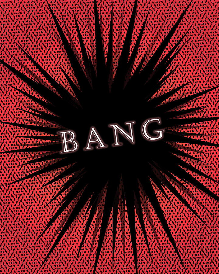 Bang Comic Pop Art Digital Art by Dan Sproul
