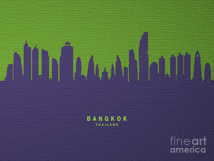 Bangkok Skyline 007 Digital Art