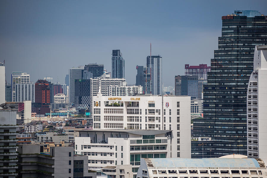 Bangkok skyline, Thailand Photograph by BirgerNiss