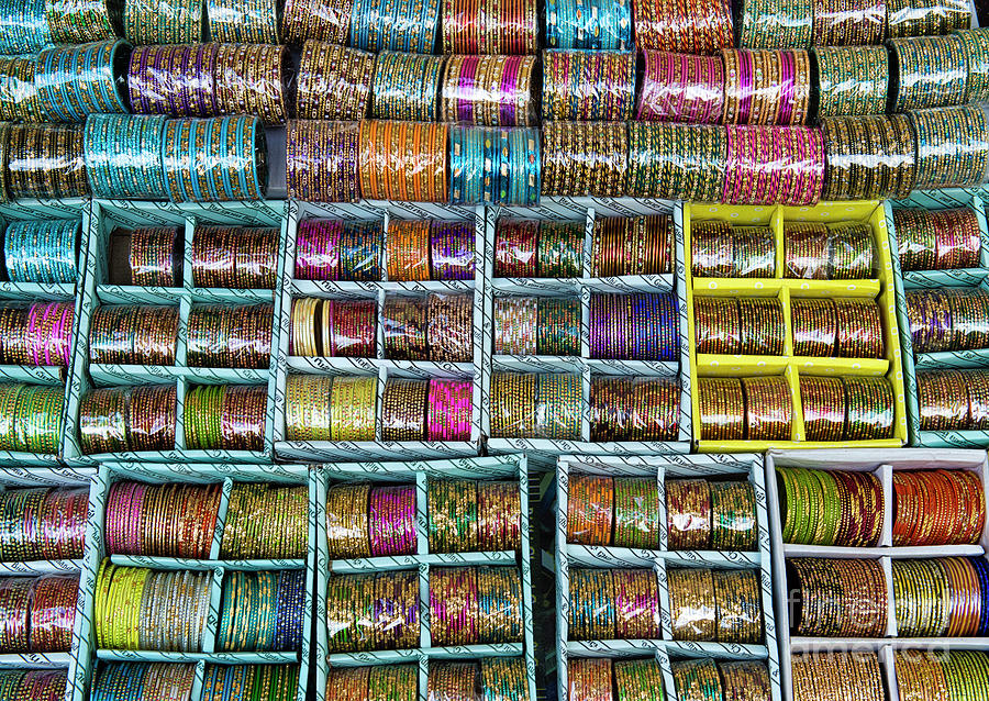 Bangles at the Market Photograph by Tim Gainey
