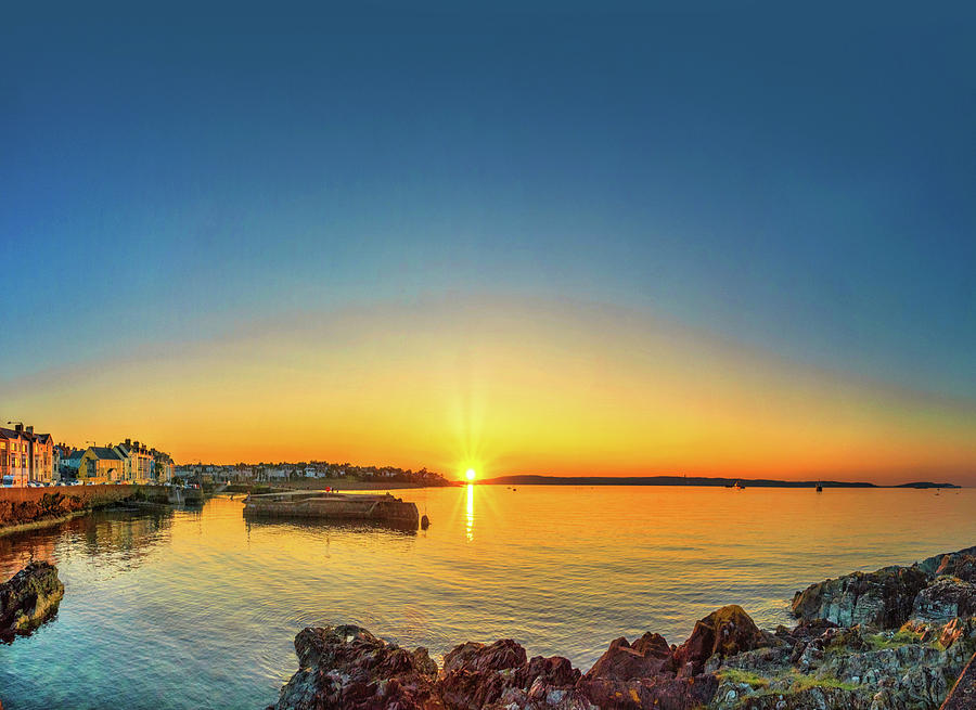 Bangor Bay Sunset Photograph by Martyn Boyd
