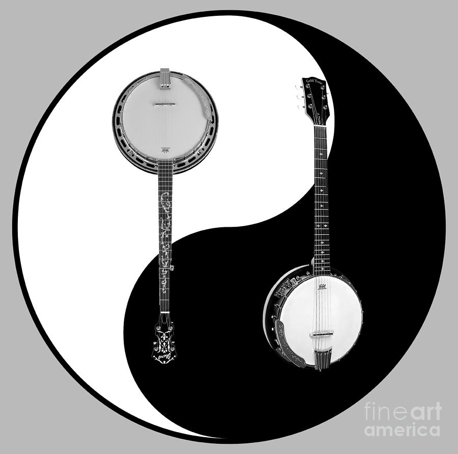 Banjo Balance Digital Art by Bill Richards