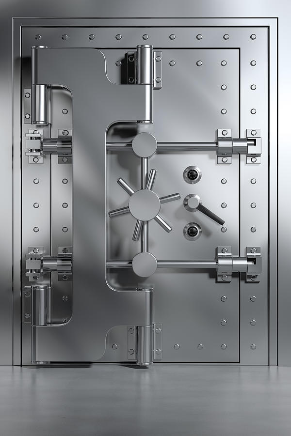 Bank Vault Photograph by Mevans