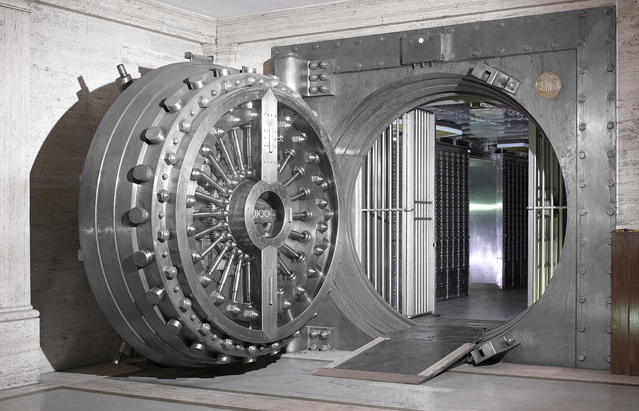 Bank Vault Photograph by Peter Dazeley