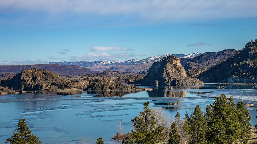 Banks Lake from Steamboat Rock Photograph by Michael DeGrenier Banks Lake from Steamboat Rock Photograph by Michael DeGrenier