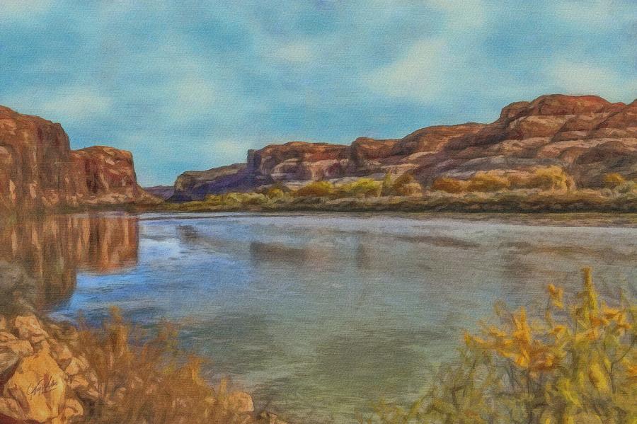 Banks Of The Colorado Painting