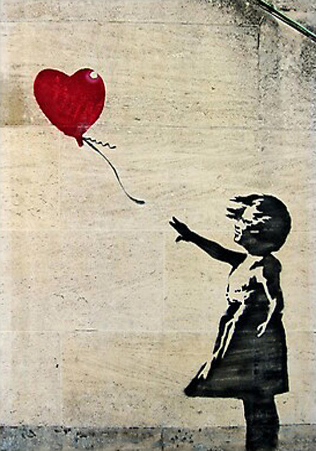 Banksy Ballon Digital Art by Doro Silva | Fine Art America