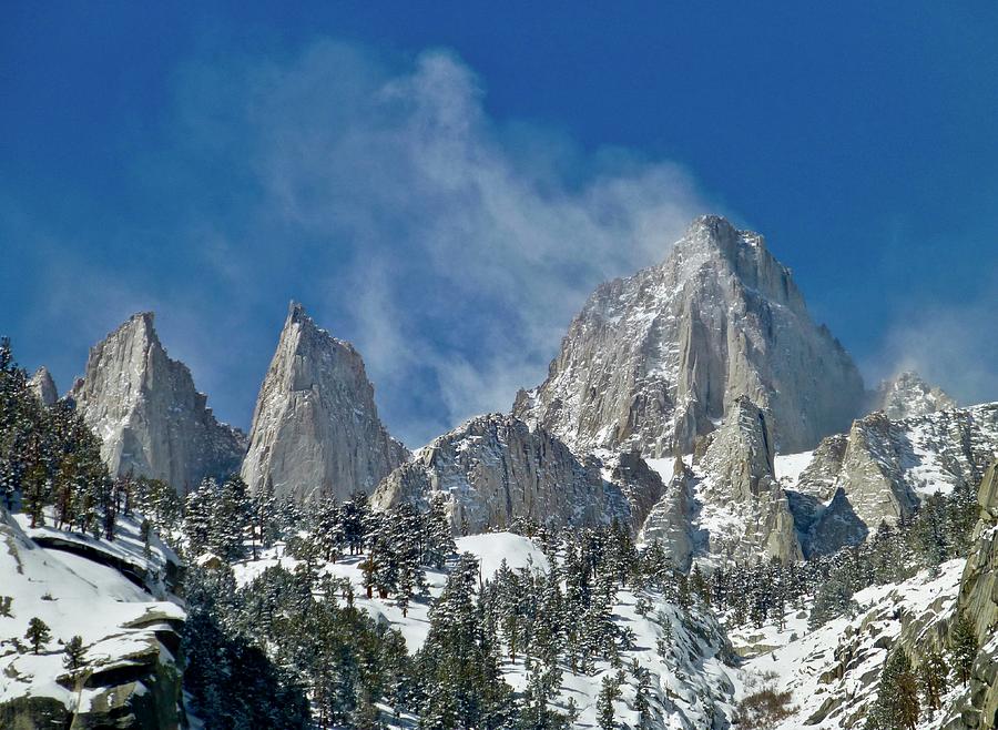 Banner Clouds Mt.Whitney, Keeler Needles Photograph by Amelia Racca