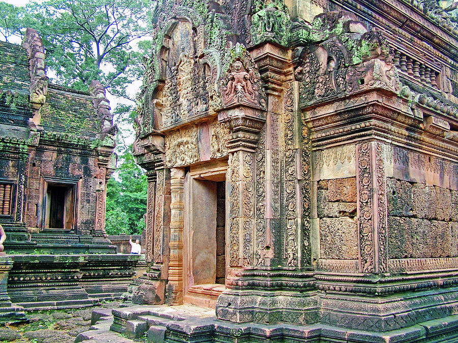 Bantheay Srei in Angkor Wat Archeological Park, Siem Reap, Cambodia  Photograph by Ruth Hager