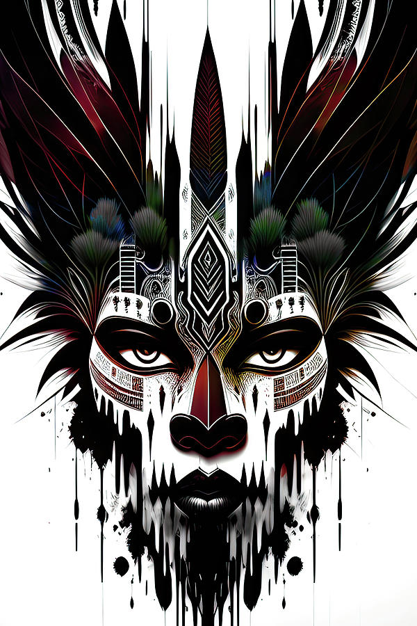 Bantu Mask Digital Art by Reynaldo Williams
