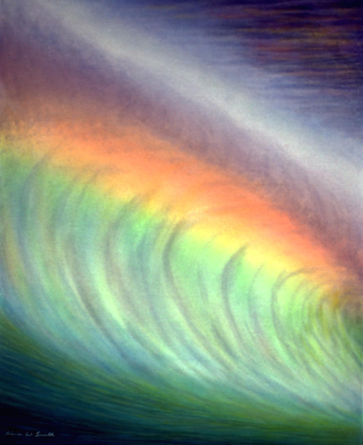 Sunset Painting - Banzai Pipeline by Kevin Smith