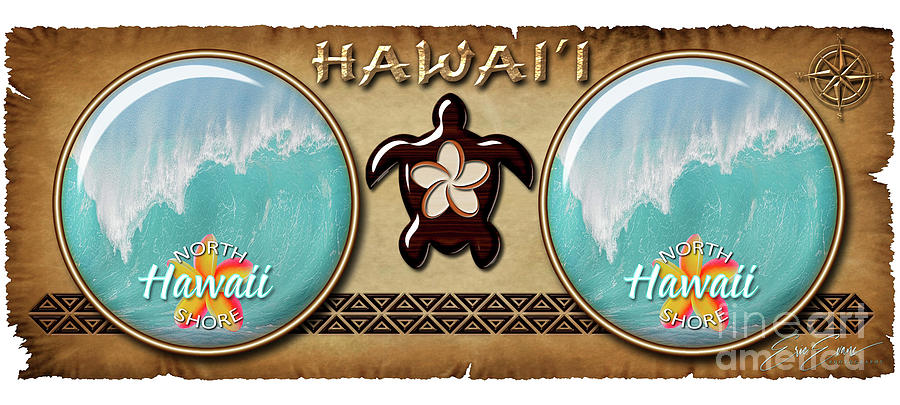 Banzai Pipeline Monster Crashing Wave Hawaiian Style Coffee Mug Design Photograph by Aloha Art