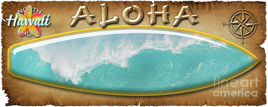 Banzai Pipeline Monster Crashing Wave North Shore Surf Board Photograph by Aloha Art