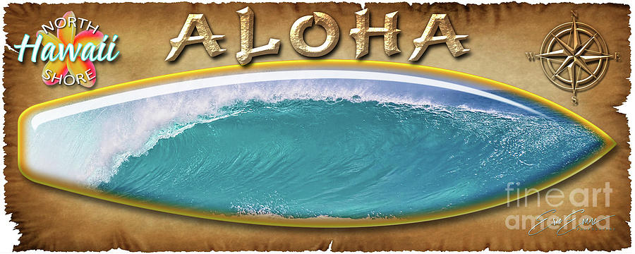 Banzai Pipeline Perfect Pipe North Shore Surf Board Photograph by Aloha Art