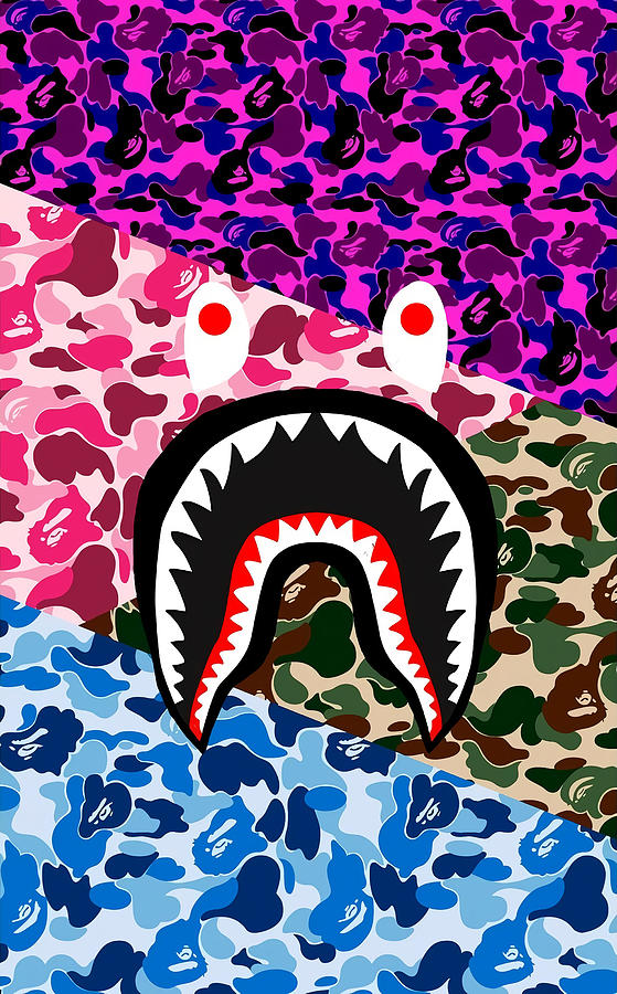 Bape Drawing by Martin Sources