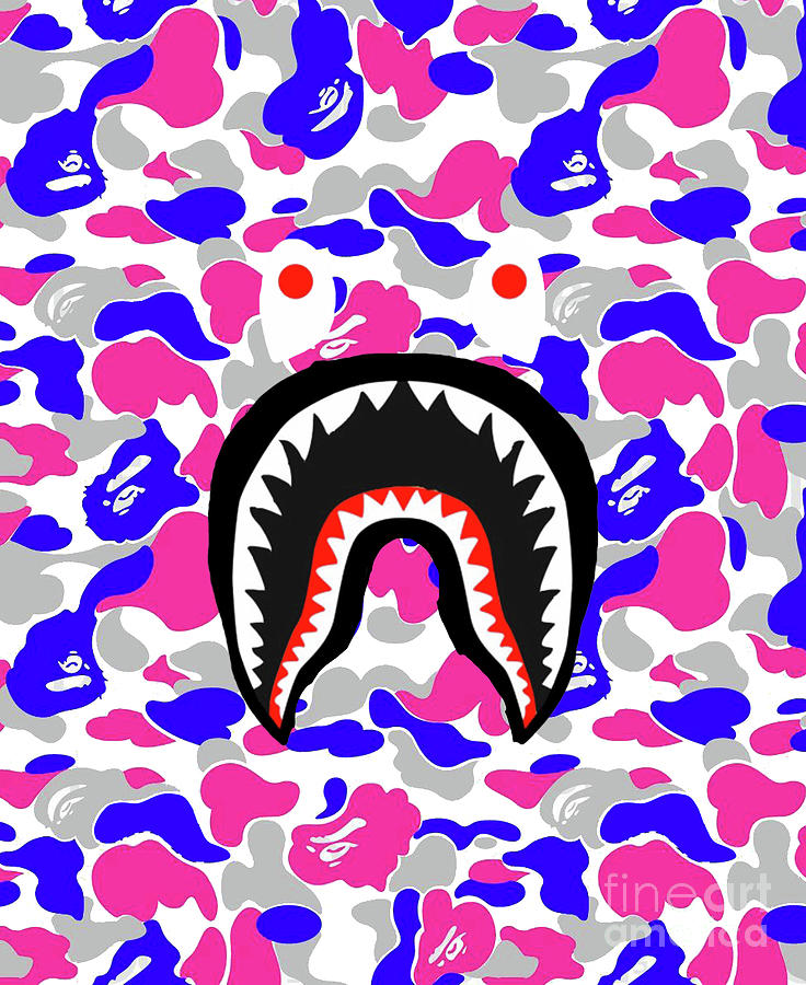 Bape shark Digital Art by Borning Nebula - Fine Art America