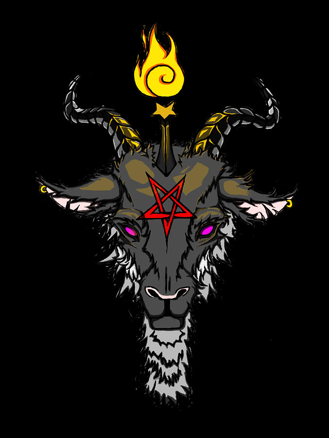 Baphomet Demon Digital Art by George M Stoddard - Pixels