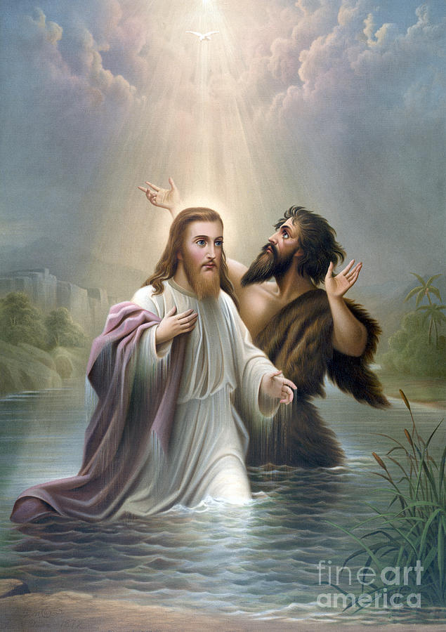 Baptism Of Christ Photograph by James Fuller Queen