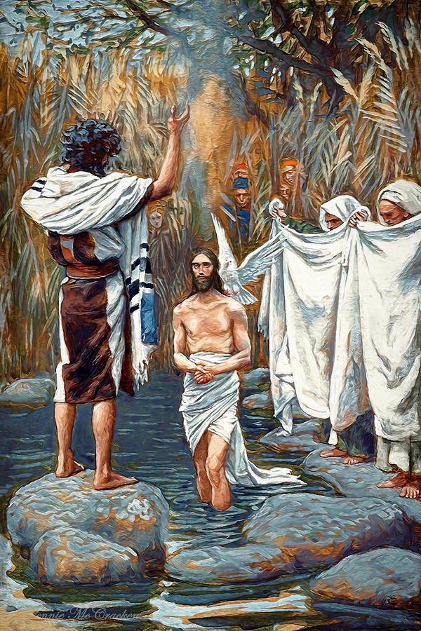 Baptism of Jesus Digital Art by Pennie McCracken