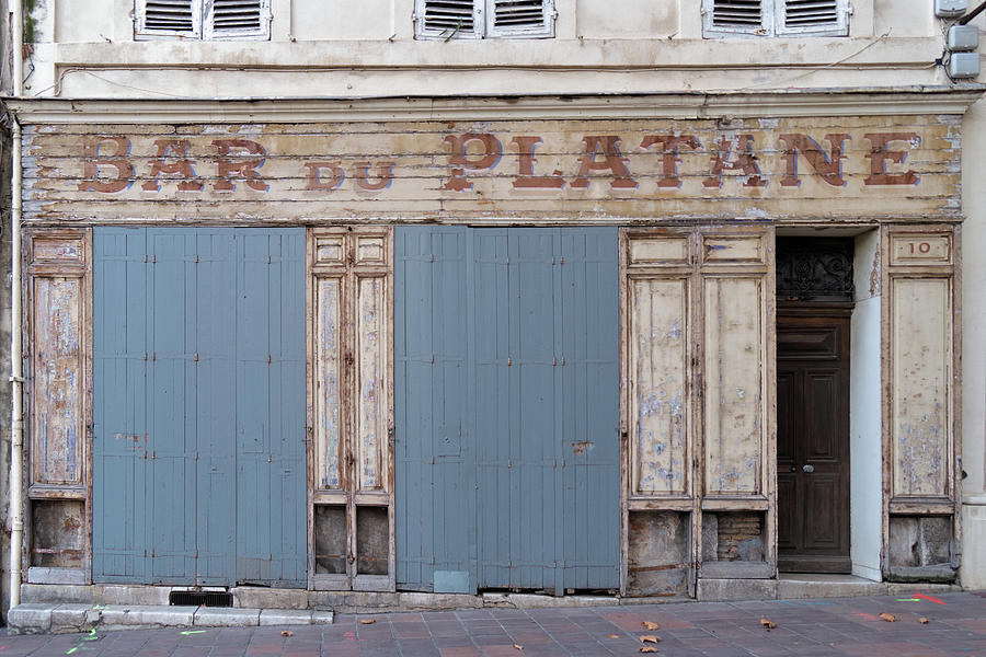 Bar du Platane - Marseille Photograph by Angelo DeVal