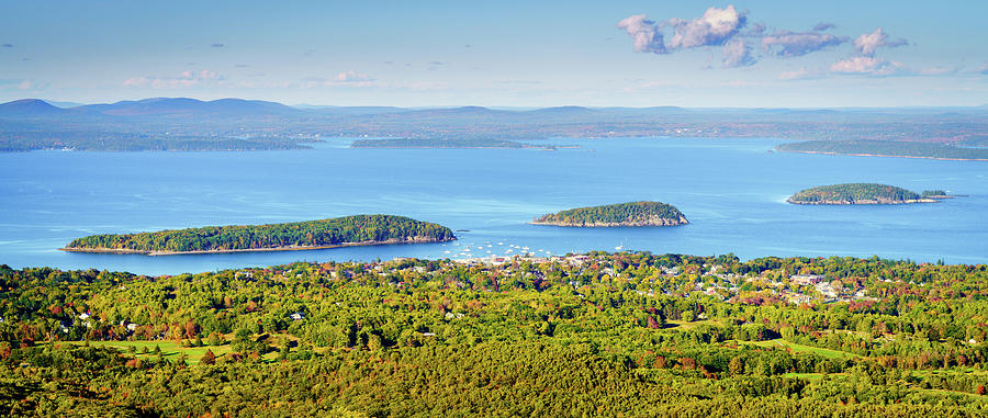 Bar Harbor and surroundings Photograph by Alexey Stiop