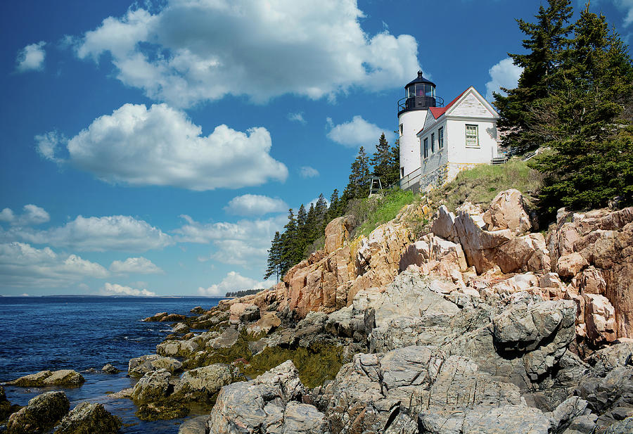 Bar Harbor Lighthouse Maine Photograph By Dana Bibeault Fine Art America   Bar Harbor Lighthouse Maine Dana Bibeault 