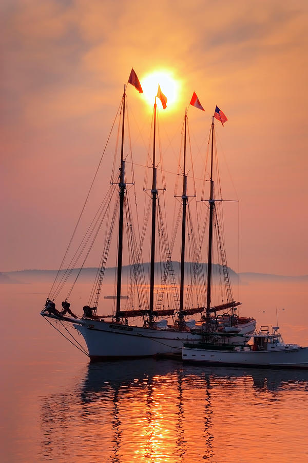Bar Harbor Maine Sunrise Photograph by Greg Hartford