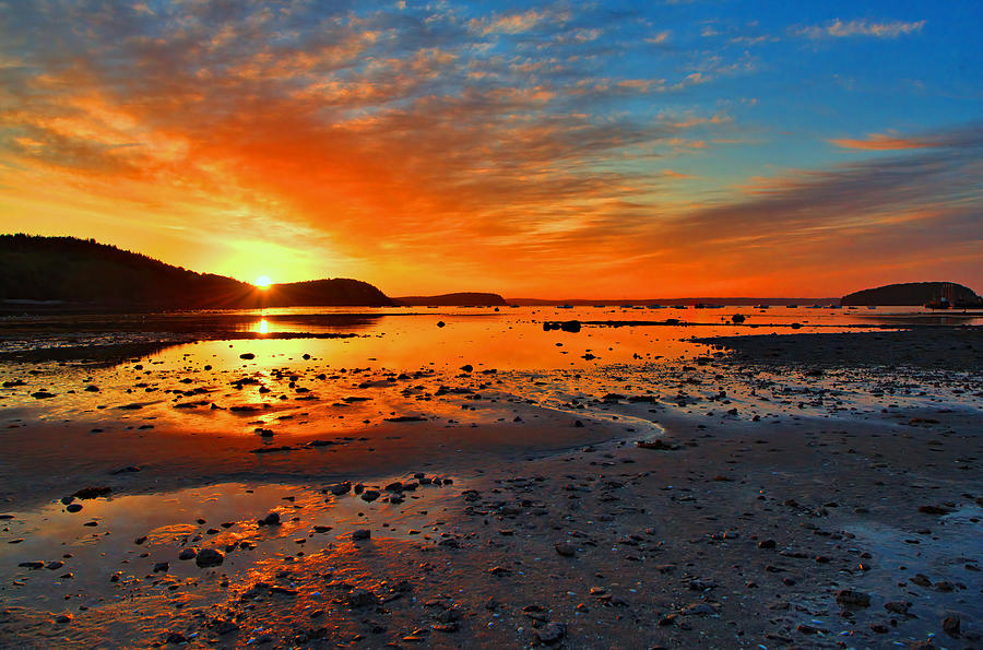 Bar Harbor Sunrise Reflections Photograph by Stephen Vecchiotti | Fine ...