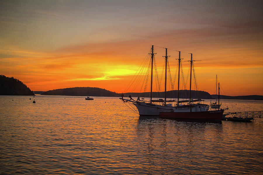 Bar Harbor Sunrise Photograph by Steven Bateson