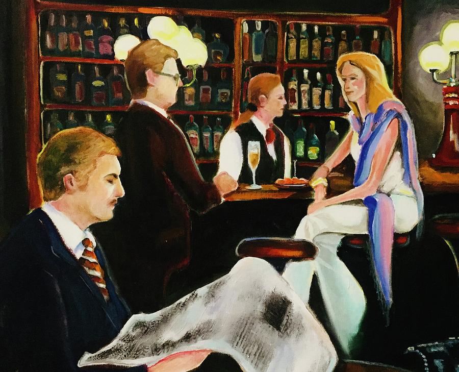 Bar Painting by Lana Sylber