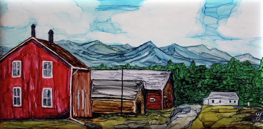 Bar U Ranch Painting by Sunshyne Joyful
