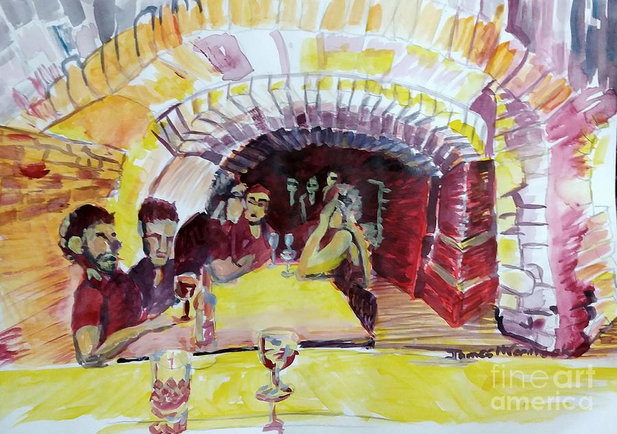 Bar Under The Arches Painting by James McCormack