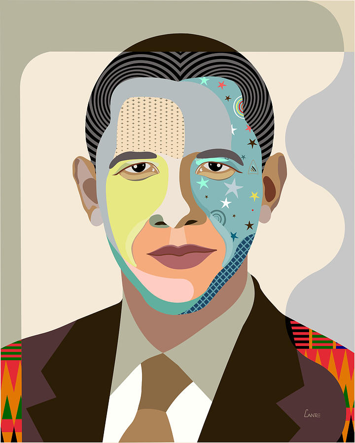 Barack Obama Digital Art by Lanre Studio - Fine Art America