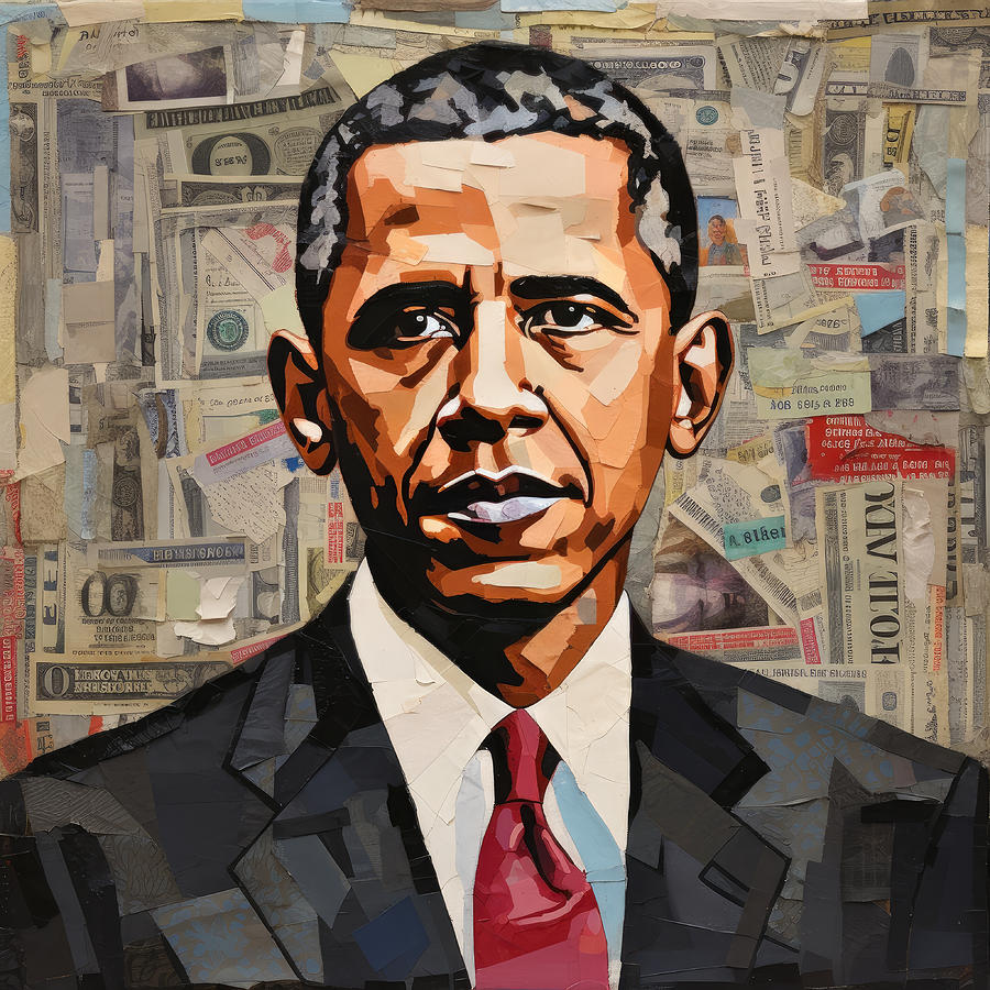 Barack Obama Mixed Media - Barack Obama Pop Art by My Head Cinema