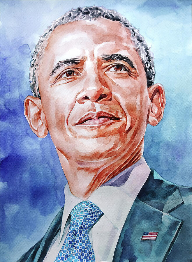 Barak Obama Painting by We The People Prints Barak Obama Painting by We The People Prints