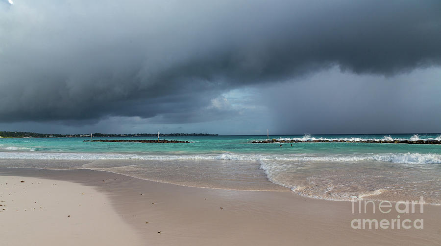 Barbados Beach Tropical Storm Photograph by Alanna DPhoto
