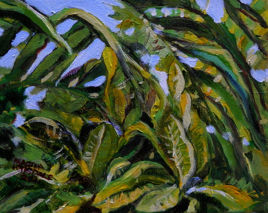 Barbados Green Painting by Martha Tisdale