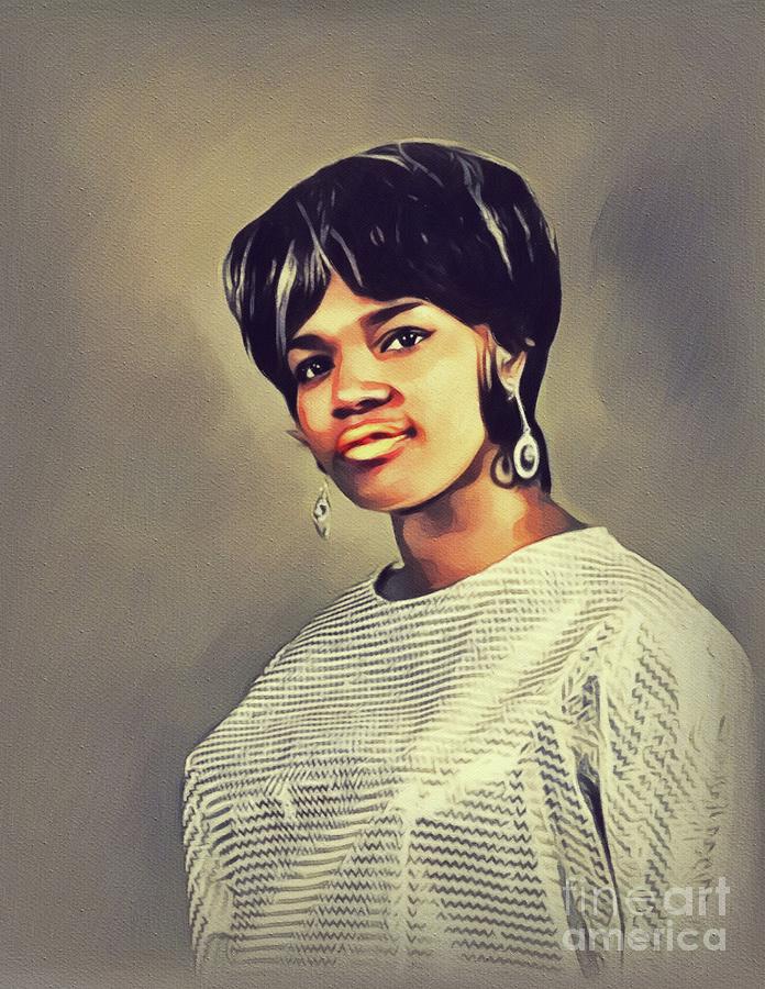 Barbara Acklin, Music Legend Painting By Esoterica Art Agency - Fine 