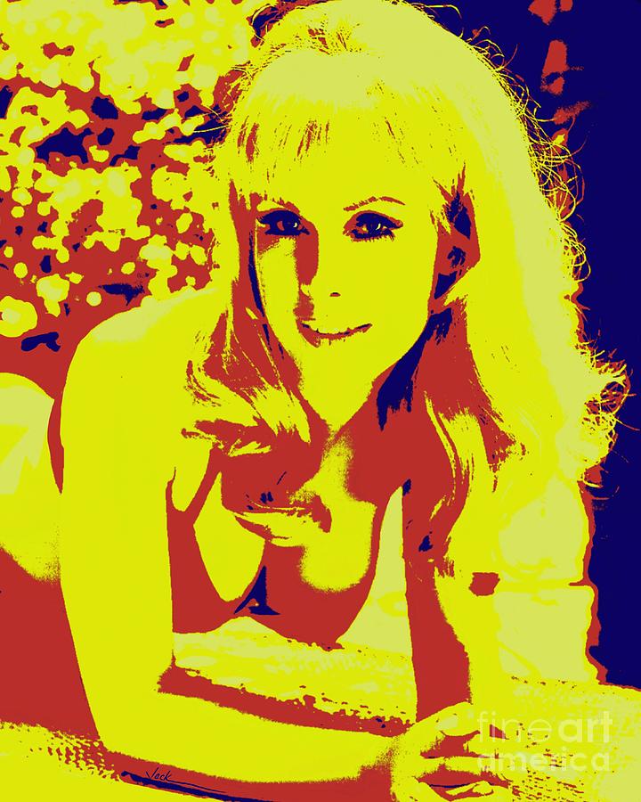 Barbara Eden Painting - Barbara Eden by Jack Bunds Barbara Eden Painting - Barbara Eden by Jack Bunds