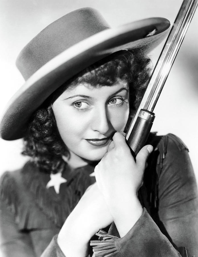 BARBARA STANWYCK in ANNIE OAKLEY -1935-, directed by GEORGE STEVENS. Photograph by Album BARBARA STANWYCK in ANNIE OAKLEY -1935-, directed by GEORGE STEVENS. Photograph by Album