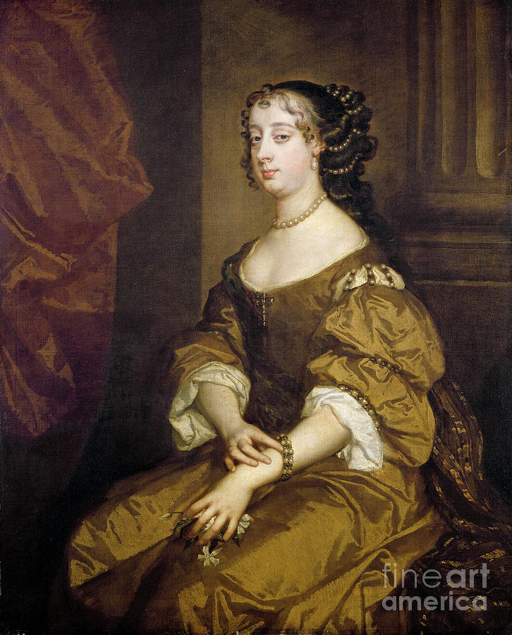 BARBARA VILLIERS, c1661-1665 Painting by Workshop of Sir Peter Lely ...