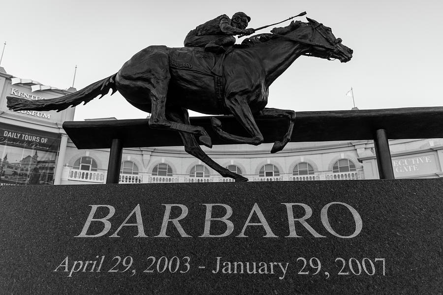 Barbaro Statue Churchill Downs Photograph by John McGraw