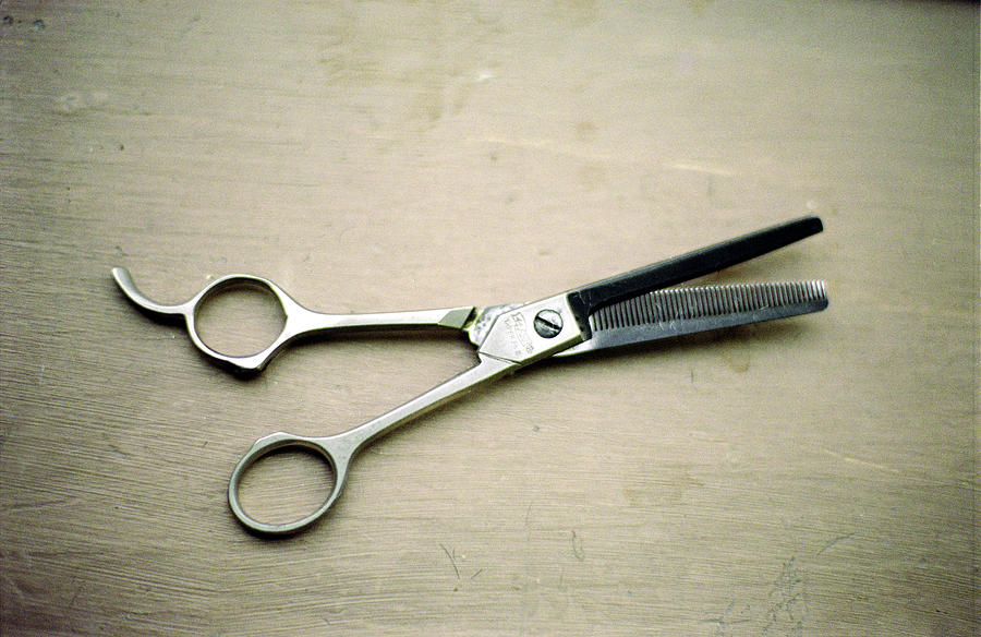 Barbershop, Barber scissors Photograph by Elisa Cicinelli