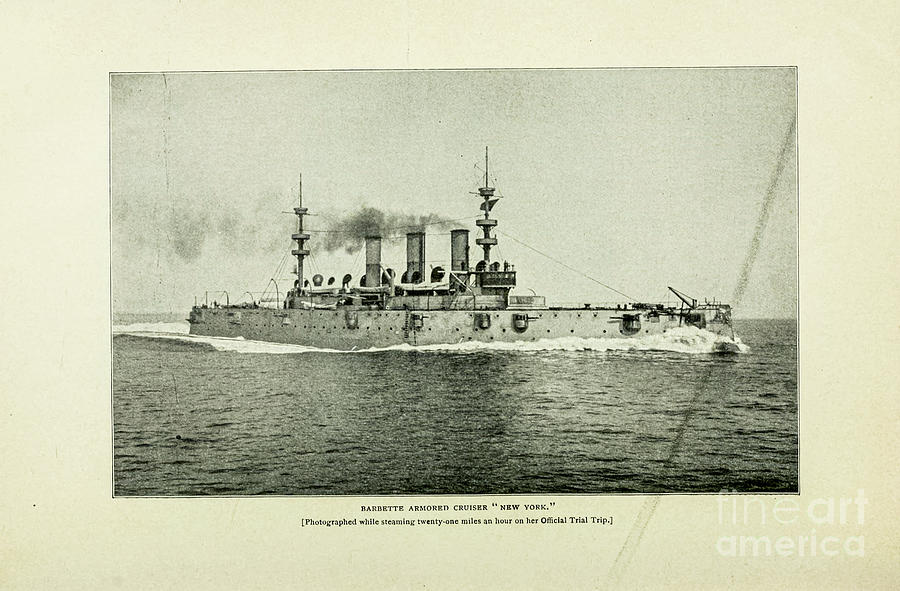 Barbette Armored Cruiser f4 Photograph by Historic Illustrations