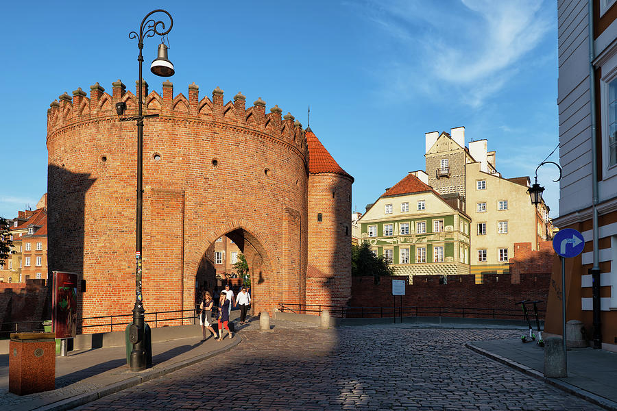 Barbican In Old Town Of Warsaw City Photograph by Artur Bogacki
